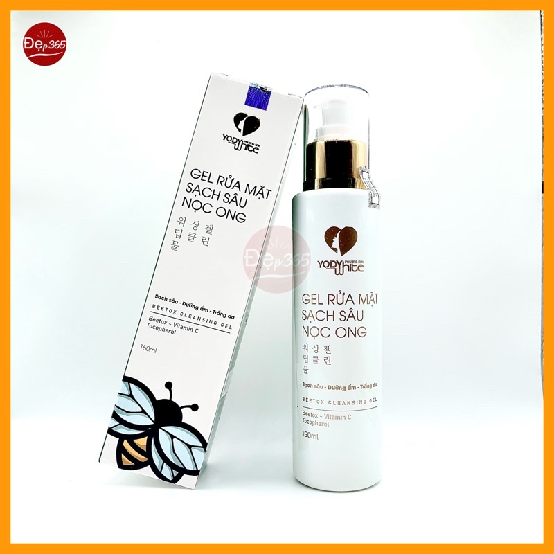 Sữa rửa mặt, gel rửa mặt nọc ong Yody White Phương Anh  150ml