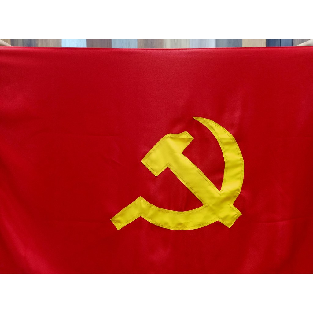 Cờ đảng - Cờ búa liềm kích thước 60 x 90 cm