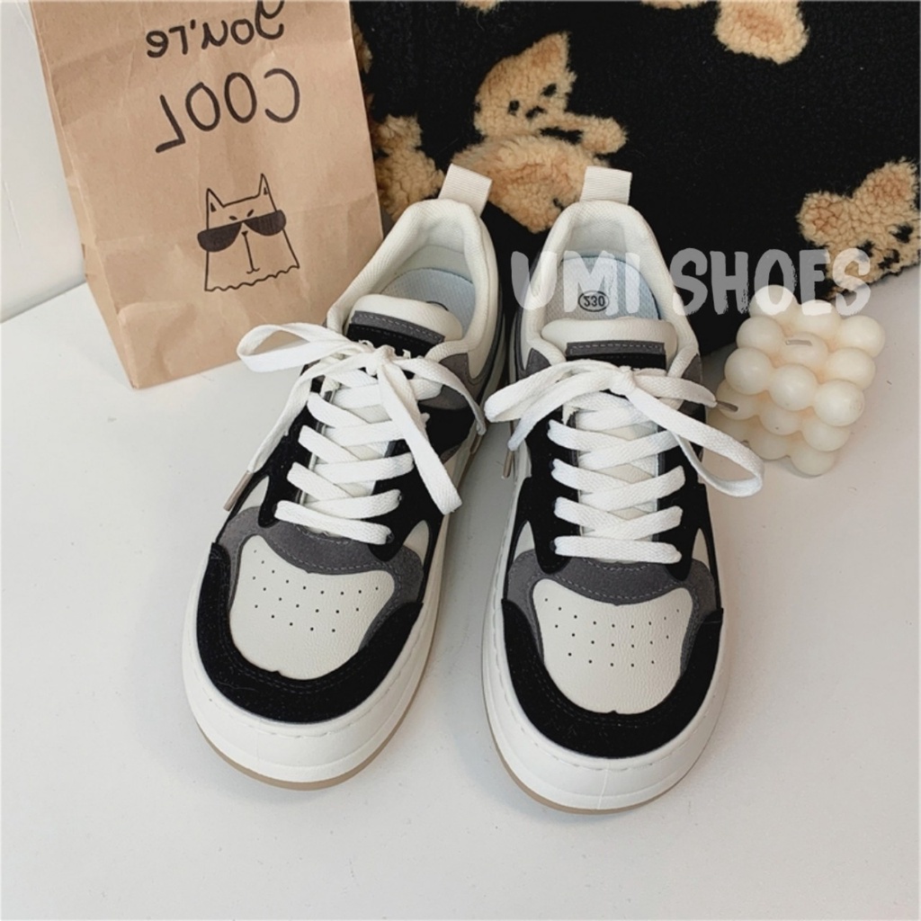 Giày Thể Thao Nữ Đế Bằng Bánh Mì Basic mã LULU vải canvas bata mới hot phong cách retro ulzzang đẹp cá tính