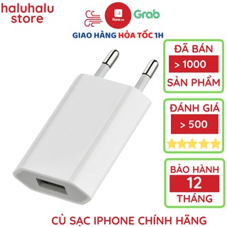 Củ sạc iphone chính hãng zin bóc máy iPhone 7/7 Plus, iPhone 8/8 Plus, iPhone X, iPhone XS Max củ vuông củ dẹt