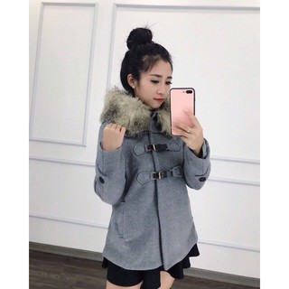 ÁO KHOÁC DẠ KHUY SỪNG AKS06
