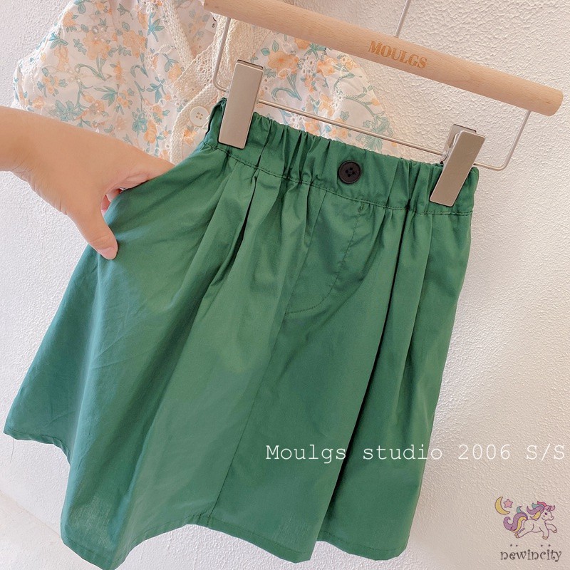 Set Áo In Hoa + Chân Váy Đáng Yêu Xinh Xắn Cho Bé Gái