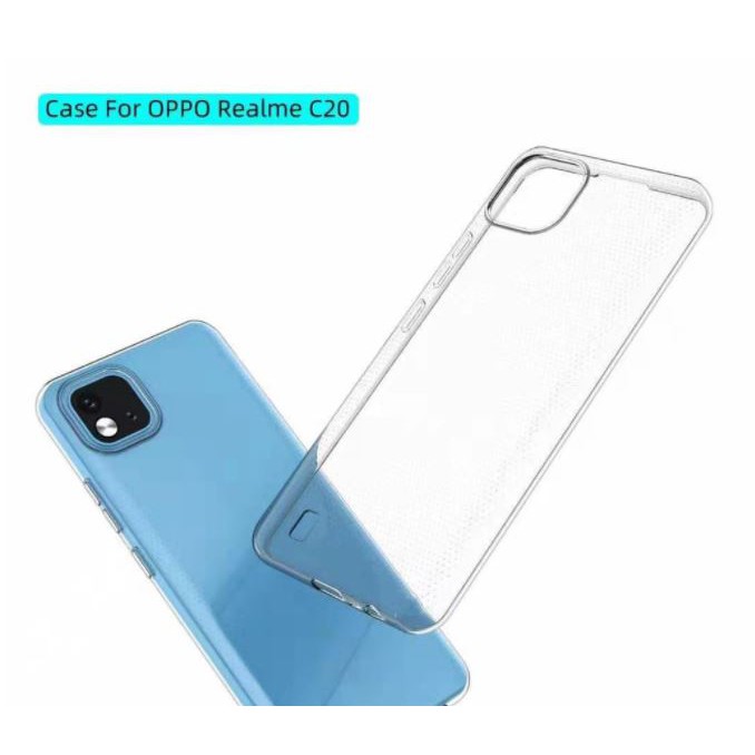 Ốp lưng dẻo trong suốt cho Oppo Realme C20