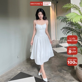 Bbstore's đầm xòe hai dây dự tiệc đan eo -d1140