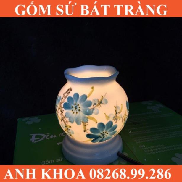 Đèn xông tinh dầu - Gốm sứ Bát Tràng Anh Khoa