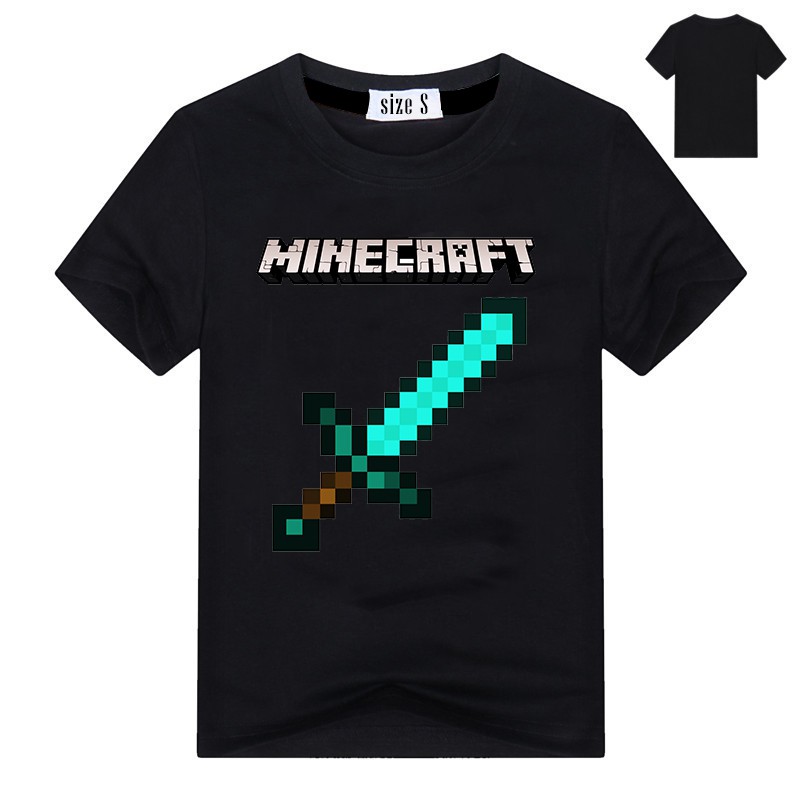 ⚡ FLASH SALE ⚡BST Áo in hình Minecraft - Mini World- Hero Team - Roblox đẹp giá siêu rẻ