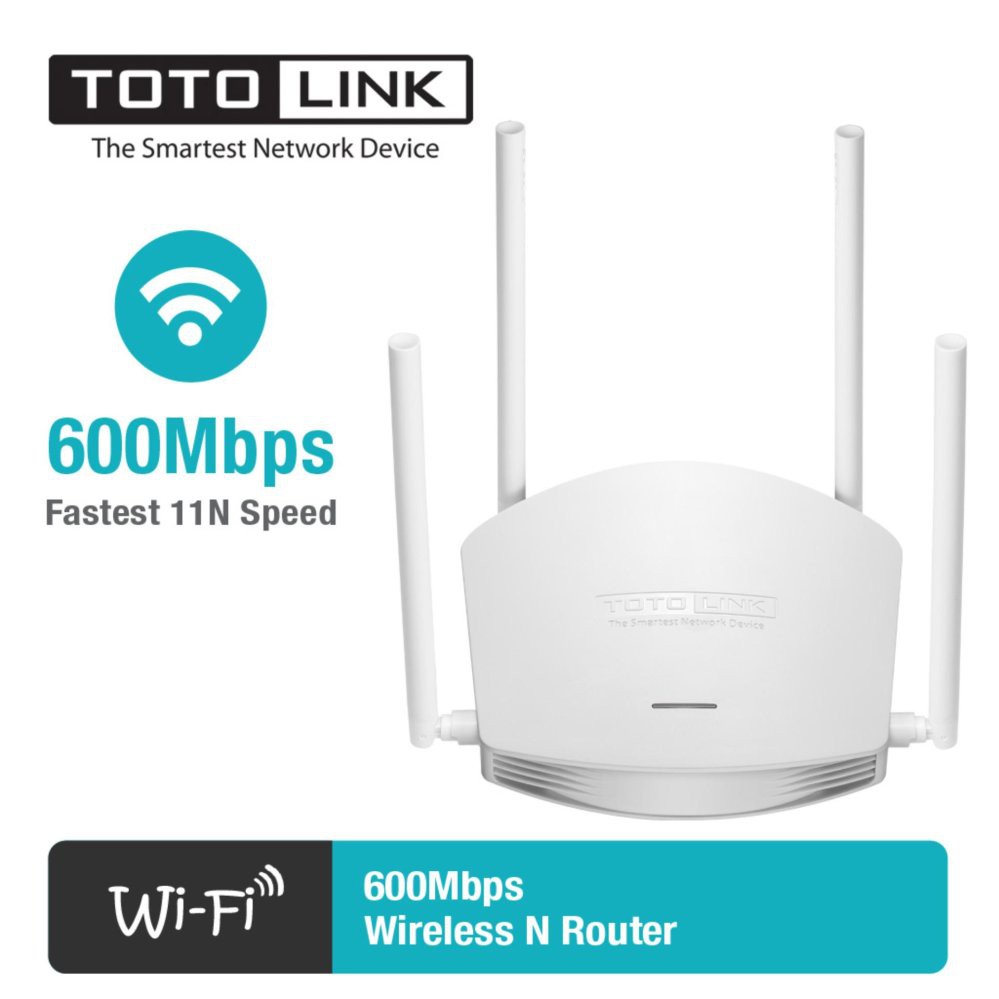 Bộ phát Wifi Totolink N600R 600Mbps (Trắng) Chính Hãng - Bảo hành 24 tháng | WebRaoVat - webraovat.net.vn