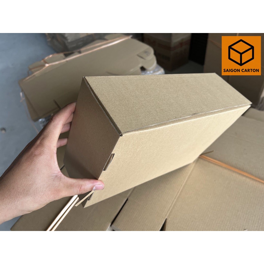 50 Hộp carton 30x20x10 nắp gài, nắp cài