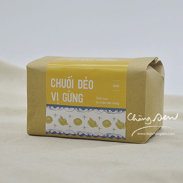 Chuối dẻo vị gừng (Ông Thắng) - 500g