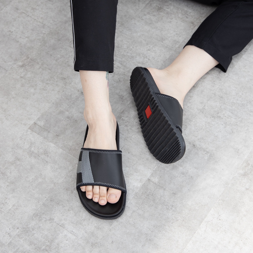 Dép MWC 7693 - Dép Nam Quai Ngang Basic Đế Bệt Phong Cách,Dép Quai Ngang Nam Đẹp,Siêu Hot Trend, Mẫu Mới, Giá Tốt