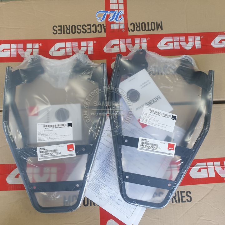 Baga givi MRV Exciter 155 VVA, Ex 155, Y16ZR, cảng sau ex 155 Givi thay thế zin dùng chở đồ và lắp thùng sau chính hãng