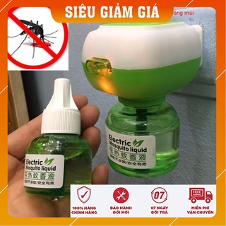 Máy xông Tinh dầu đuổi muỗi kèm Lọ tinh dầu đuổi muỗi Không mùi – công nghệ Nhật