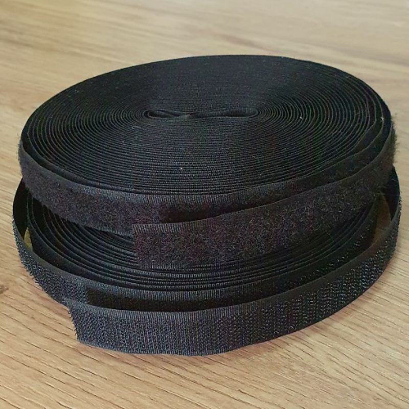 1m Băng Dán Xé Bản 2cm Trắng Đen