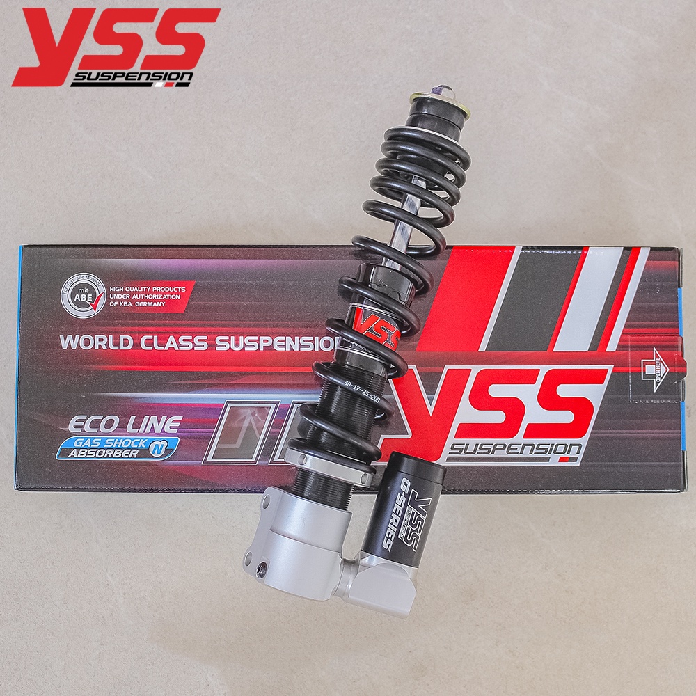 Phuộc YSS Vespa Sprint 150, Vespa Primavera 125/150 3vie G-Series VK302-230T-03-888 (trước) và OK302-360T-02-888 (sau)