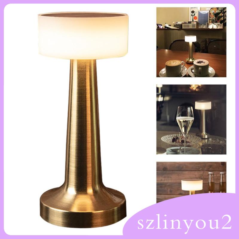 3W Cordless Table Lamp Bedroom Beside LED Night Light USB Charge