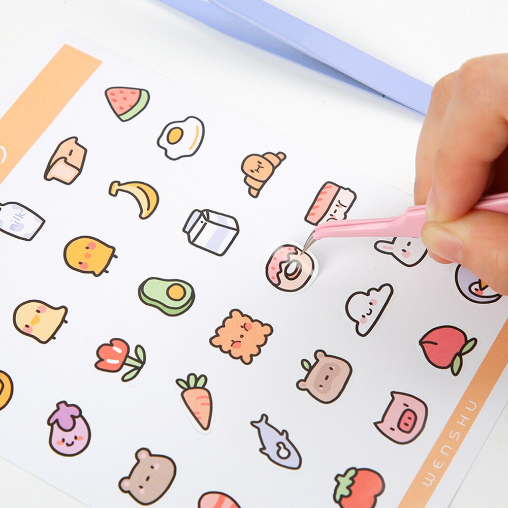 Nhíp gắp sticker băng keo giấy washi làm bút ký/album thủ công đa năng kiểu dáng dễ thương dùng trong trường học ESD-15
