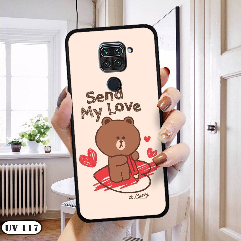 Ốp lưng điện thoại Xiaomi Redmi Note 9  - lưng nhám viền dẻo