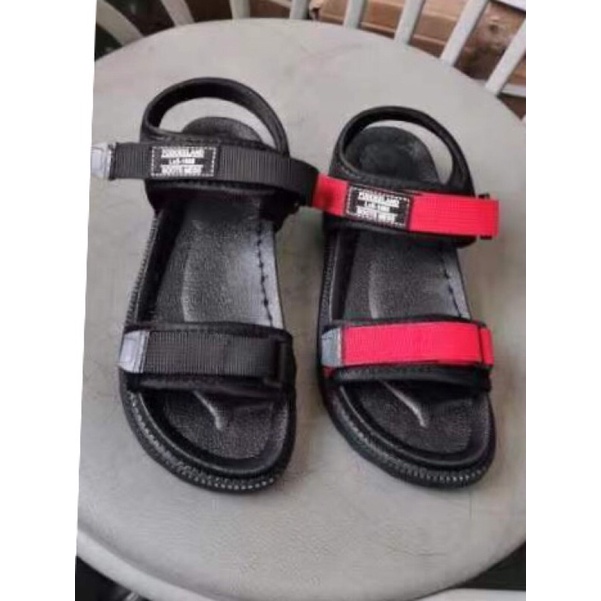 giày sandal quai hậu nữ 2 quai màu đen , đỏ