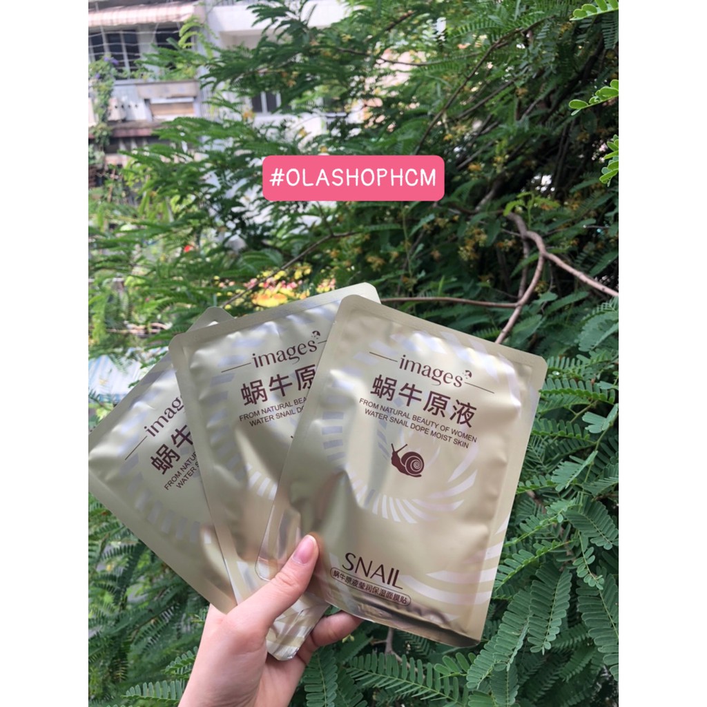 [CHÍNH HÃNG] Mặt nạ ốc sên Images cấp nước, dưỡng ẫm, chống lão hóa, đẩy lùi nám và tàn nhan