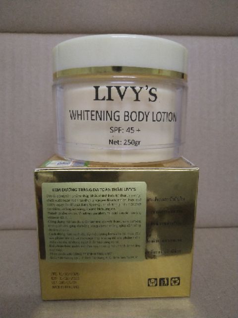 Kem Dưỡng Trắng Body LiVy’s. Thái Lan