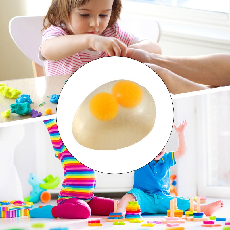 Đồ Chơi Quả Trứng Bóp Xả Stress Cho Người Lớn Và Trẻ Em