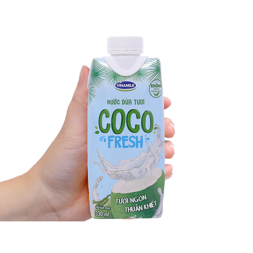 Nước Dừa Tươi Vinamilk Coco Fresh Hộp 330ml