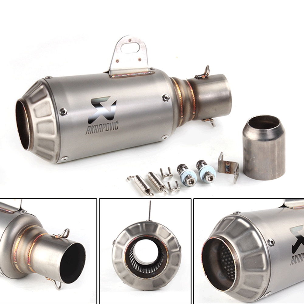 Ống Xả Sợi Carbon Màu Laser Thiết Kế Dạng Bện Độc Đáo Cho Xe Mô Tô