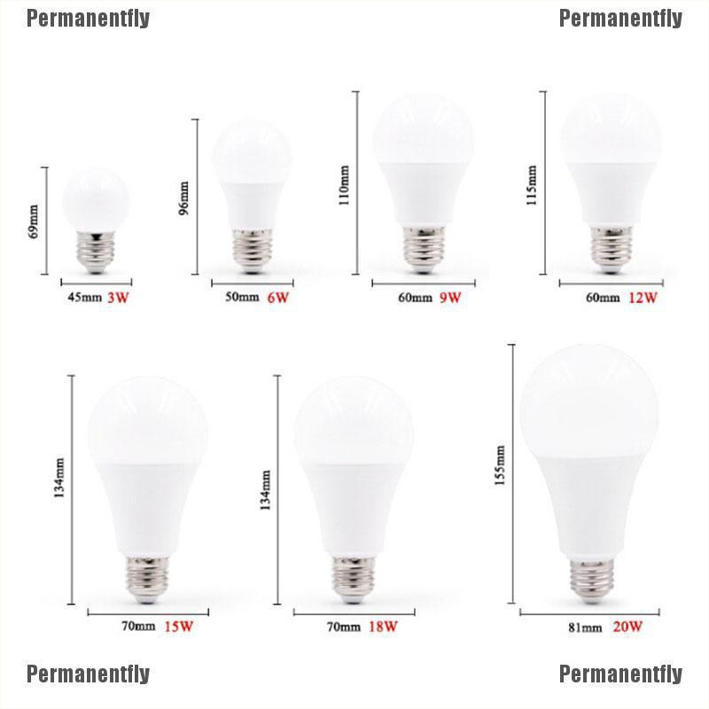 Bóng Đèn Led Ánh Sáng Trắng Ấm 3w 5w 6w 7w 9w12w15w18w20w Cao Cấp