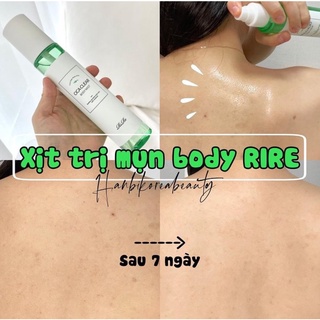 Xịt body rau má rire