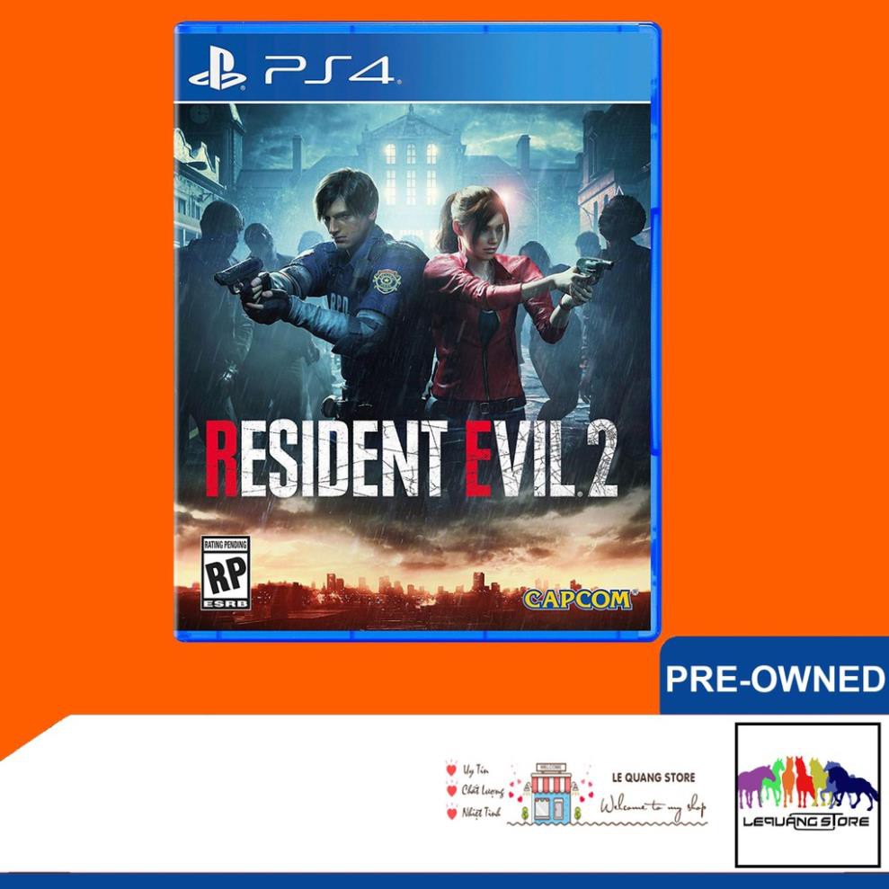 Đĩa game PS4: Resident Evil 2