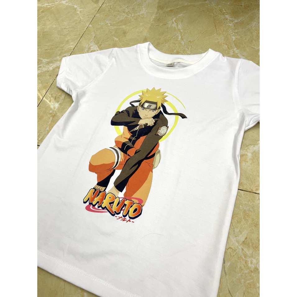 Áo thun naruto bé trai nhân vật anime dễ thương cotton co giãn dễ chịu mát mẻ