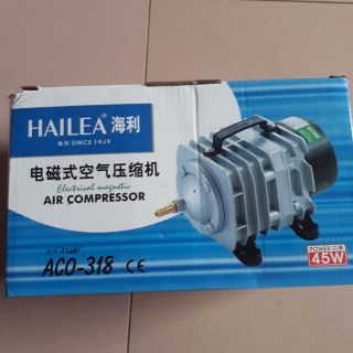 Máy sủi khí ô xy cho bể cá HAILEA ACO-318, công suất 45w