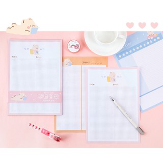 Note B5 hot hit kế hoạch xinh xắn