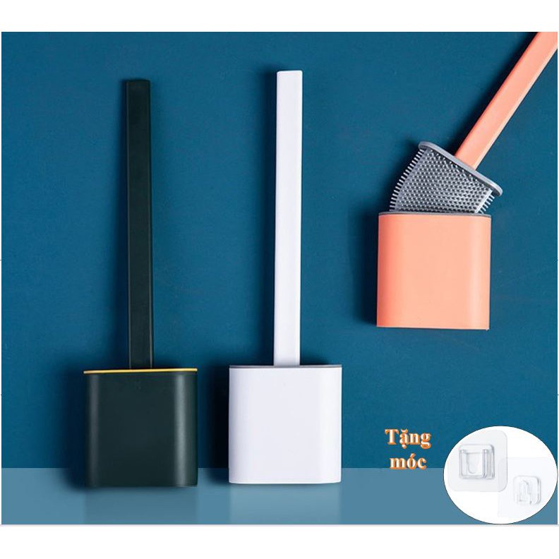 Cọ vệ sinh toilet Silicon có đế