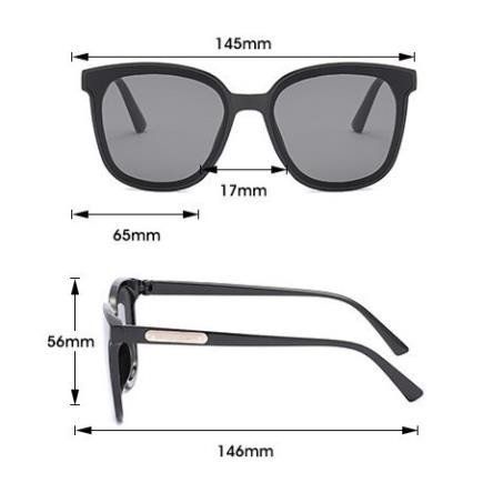 Kính thời trang nam màu đen chống nắng, mắt kính râm chống tia uv400 K323 shop004 | BigBuy360 - bigbuy360.vn