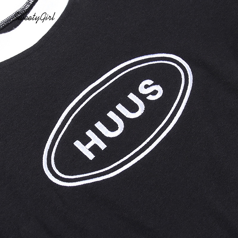 Áo Thun Croptop Cổ Tròn In Họa Tiết Màu Tương Phản Thời Trang Cho Nữ 2022