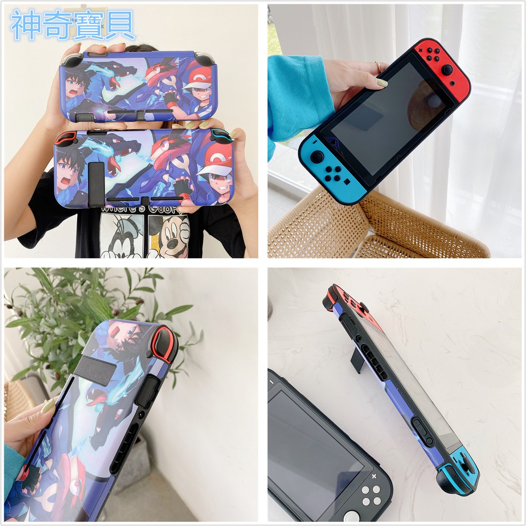 Vỏ Silicon Bảo Vệ Máy Chơi Game Switch Lite Kiểu Hoạt Hình Xinh Xắn