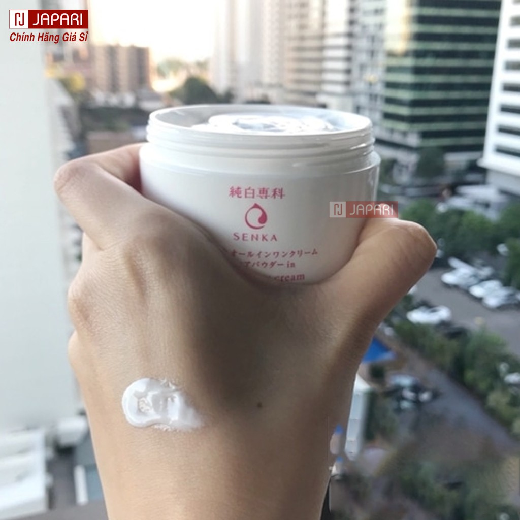 Kem Dưỡng Trắng Da Mặt Senka BAN ĐÊM BAN NGÀY Nâng Tone Body Skincare white beayty Cream Mỹ Phẩm Shiseido Nhật JAPARI