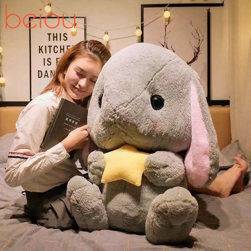 Ready Stock 43 cm Japan Loppy Lop-ear Rabbit Big Rabbit Little White Rabbit Cloth Rabbit Doll Rabbit Doll Rabbit Plush Toy Pillow Birthday Gifts Bunny Stuffed Toys CRD