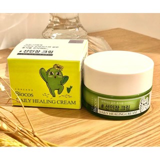 Kem Dưỡng ẩm sáng da chống lão hoá Coreana Biocos Daily Healing Cream 50ml