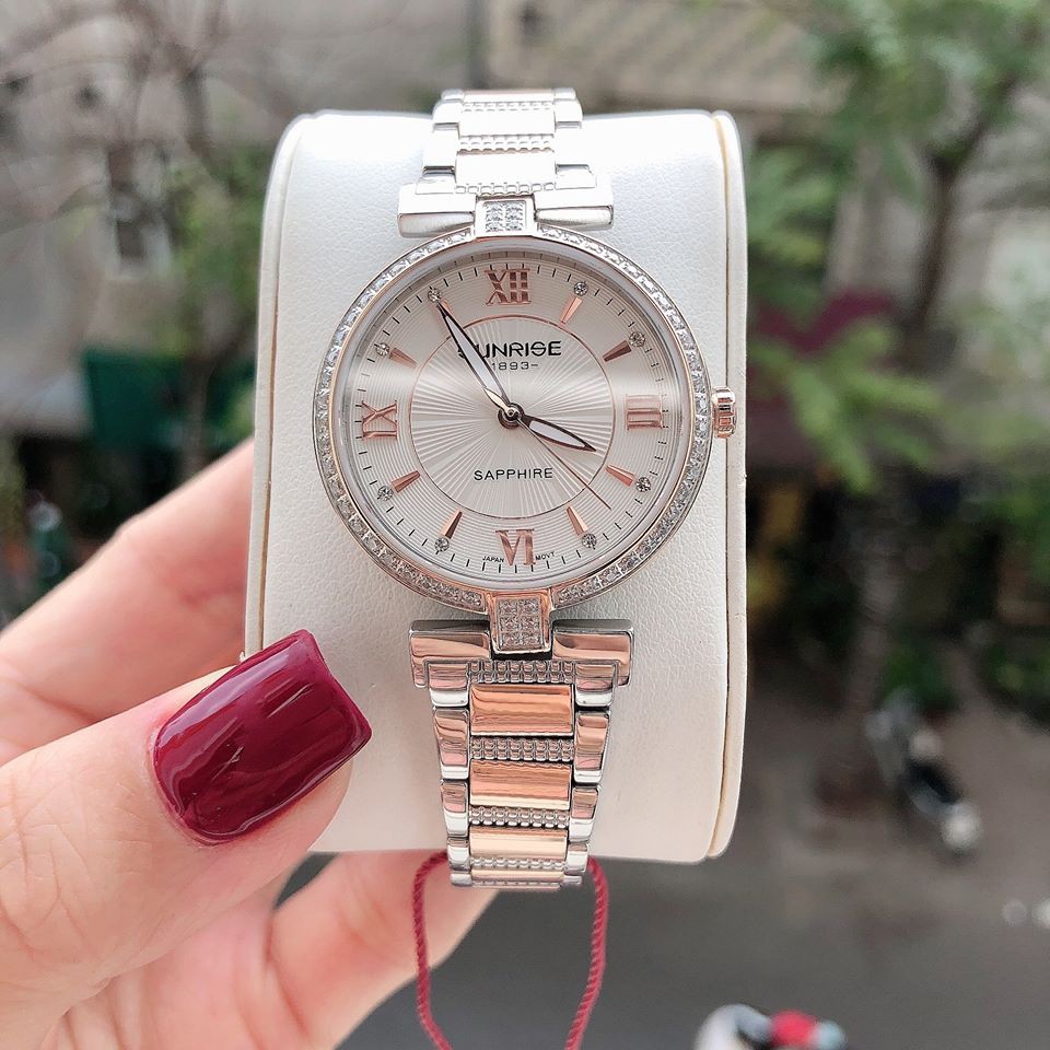 ĐỒNG HỒ NỮ SANG TRỌNG SUNRISE 2215AB CHÍNH HÃNG