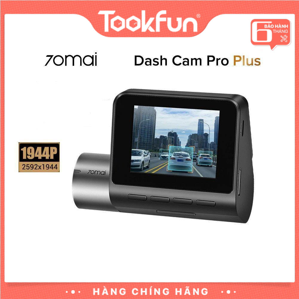 Camera hành trình 70mai Dash Cam Pro Plus A500 Quốc tế. Tích hợp sẵn GPS - Bảo hành 12 tháng