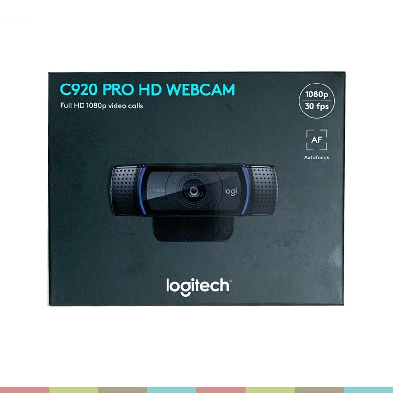 [BH 24 THÁNG] Webcam Máy Tính Logitech C920 Pro Chất Lượng HD 1080p, Tích Hợp Micro Stereo, Tự Lấy Nét