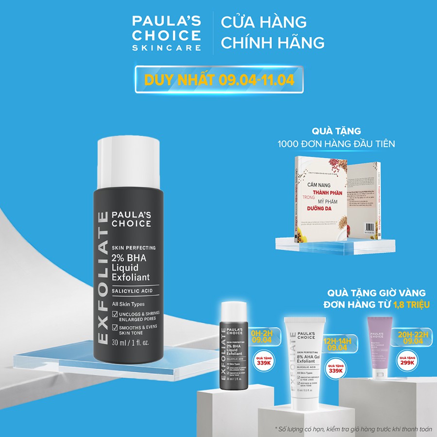 Dung dịch loại bỏ tế bào chết Paula's Choice Skin Perfecting 2% BHA Liquid Exfoliant 30ml Mã 2016 #5