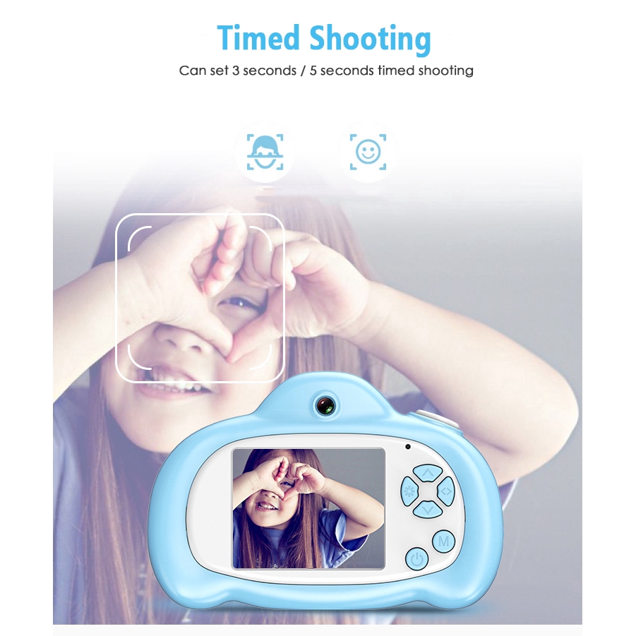 Máy quay video kỹ thuật số 1080P dễ thương cho trẻ em | BigBuy360 - bigbuy360.vn