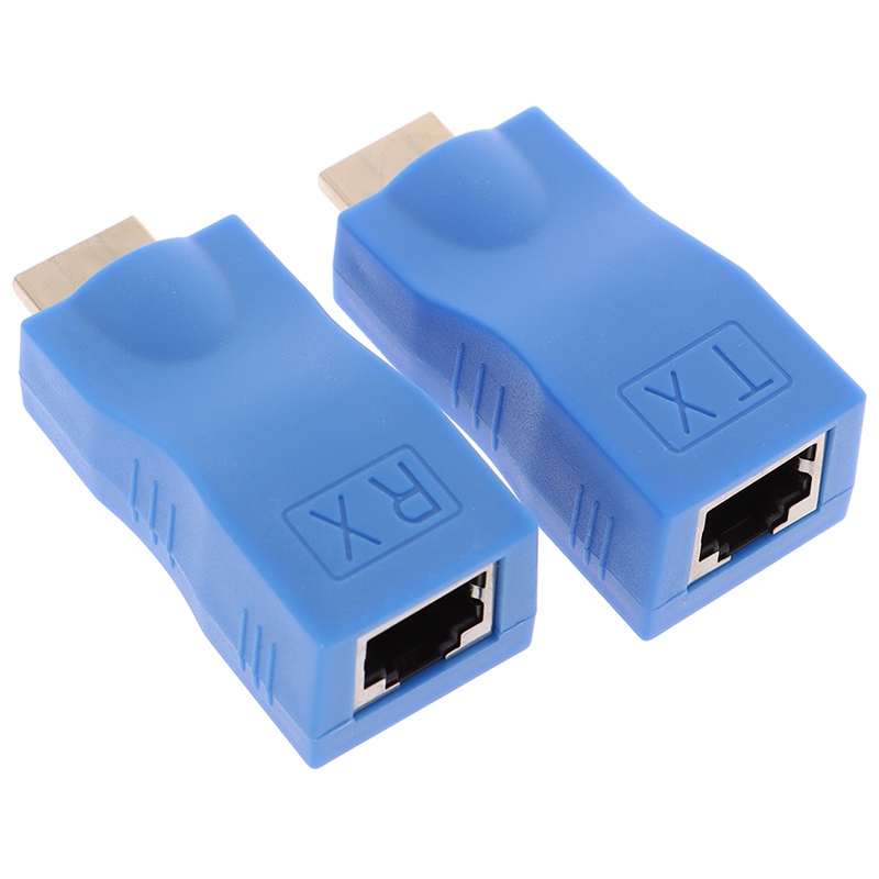 Set 2 đầu chuyển đổi mở rộng HDMI 1080P sang RJ45 6 cổng mạng lan Ethernet chuyên dụng