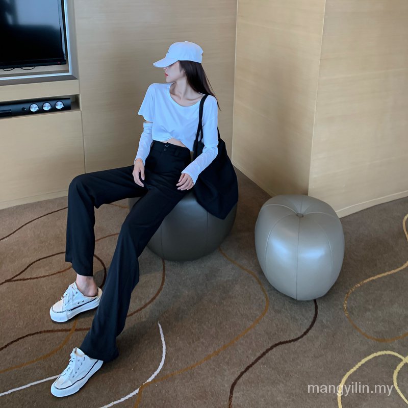 Quần Dài Ống Rộng Lưng Cao Tôn Dáng Hợp Thời Trang | BigBuy360 - bigbuy360.vn