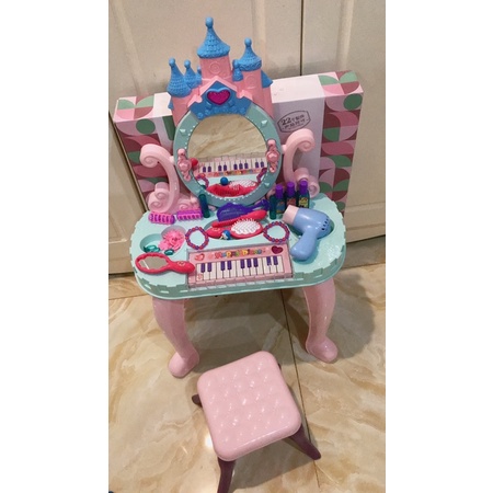 Đồ Chơi Bàn Trang Điểm Loại To cho Bé kèm Ghế, Đàn Piano hàng loại 1, To, Đẹp