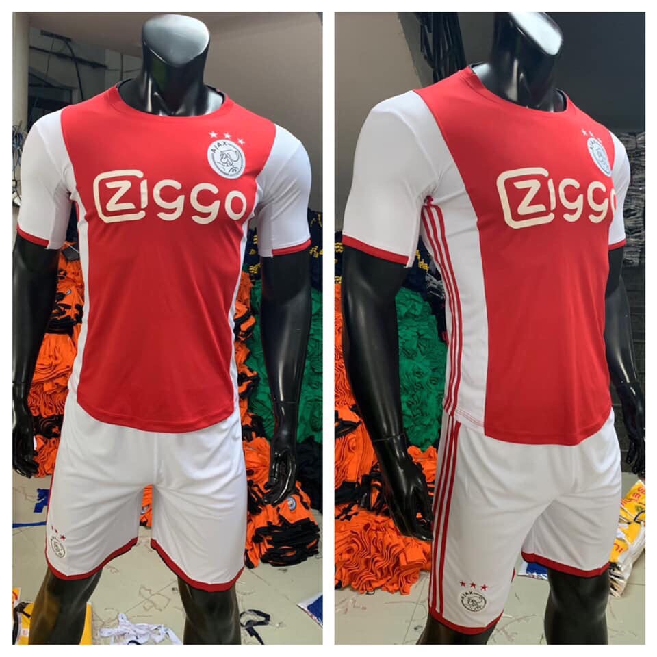 Áo Đá Banh CLB Ajax Mùa Giải 2019 - 2020 Thun Lạnh Cao Cấp