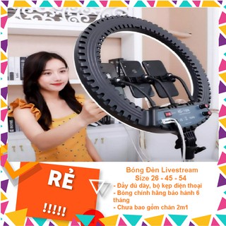 (Hot) Bóng Đèn LiveStream 3 Mức Độ Sáng  Size 26 - Size 45 - Size 54